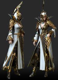 Artstation Archeage Cloth Armor Kyungmin Kim Fantasy Armor Warrior Woman Armor