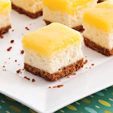 1 h 30 (+12 heures au frais). Carres Cheesecake Au Citron Je Cuisine