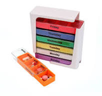 Drawer Type Pill Box with 28 Plastic Removable Storage ...