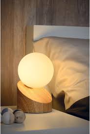 Lampe Metal Bois Clair Lucide Len En 2020 Lampe De Chevet Bois Lampe Metal Lampe