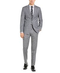 Pretty cool suit , really cool , i wasn't expected something so goooood for this price , it's fit perfect , it's feel perfect , exactly what i want , and he came ironed, i mean i wasn't supposed to iron him or something else i. Calvin Klein Men S X Fit Slim Fit Infinite Stretch Light Gray Blue Plaid Wool Suit Separates Reviews Suits Tuxedos Men Macy S