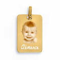 Plaque pendentif homme a graver technologies