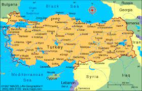 The map shows turkey and neighboring countries with international borders, the map of turkey, middle east. Turkey Atlas Maps And Online Resources Infoplease Com Turkey Map Turkey Culture Map