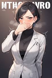 Disgusted And Confused Face, She Placed Her Hand On Her Mouth, Nsfw AI Porn