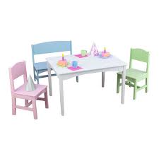 Nantucket Kids 4 Piece Table Chair Set In Pastel Kids Table And Chairs Kids Table Chair Set Table And Chair Sets
