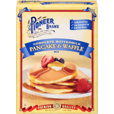 Pioneer Complete Buttermilk Pancake Waffle Mix 32 0 Oz Walmart Com Walmart Com