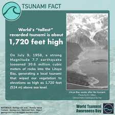 Again, a powerful landslide was to blame, and this time the terrifying wave reached a peak of 525 metres (1,722 feet) high. Earth Shaker Wtad2020 World S Tallest Recorded Facebook