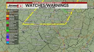 Severe thunderstorms are possible in and near the watch area. Severe Thunderstorm Watch For Sunday Afternoon And Evening Wowk 13 News