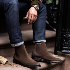 Check out our suede chelsea boots selection for the very best in unique or custom, handmade pieces from our boots shops. Cavalier Dark Brown Suede Chelsea Boots Men Outfit Chelsea Boots Men Brown Chelsea Boots