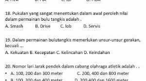 In addition, we provide editing soal essay pjok kelas 7 semester 1 services for those who are not sure in a quality and clarity of their written texts. Soal Essay Pjok Kelas 7