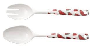 Plat De Service Plateau Et Saladier Bons Accessoires De Cuisine Foodie Fashion Watermelon Spork