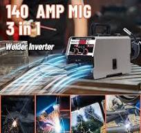 Fülldraht Schweißgerät Ohne Gas 20-250A 220V Inverter Schweißgerät 3 in 1  MIG/ARC/Lift TIG Schutzgas Schweissgerät mit 140 Ampere Inverter, Draht,  MIG ...