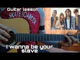 I wanna be a good boy. I Wanna Be Your Slave Maneskin Guitar Tutorial Lesson Chords Youtube