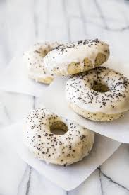 Pastry Affair Baked Lemon Poppy Seed Doughnuts Food Donut Recipes Sweet Recipes