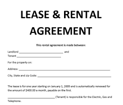 Landlords and tenants can't avoid their obligations by not putting their. Lease Agreement Template