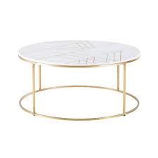 Table Basse Ronde En Marbre Blanc Et Fer Dore Table Basse Marbre Blanc Table Basse Marbre Table Basse Ronde