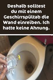 Deshalb Solltest Du Mit Einem Geschirrspultab Die Wand Einreiben Ich Hatte Keine Ahnung Geschirrspultabs Hausreinigungs Tipps Haushaltsreinigungstipps