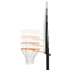 The 3 point shooting line is 23.75′ or 23'9′ from the center of the hoop. Lifetime 44 Impact Adjustable Portable Basketball Hoop Walmart Com Walmart Com