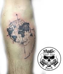 Cografya Harita Dovme Modeli Kol Dovme Modeli Kol Dovmesi Tattoo Studio Dovme Tattoo