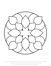 They are almost as fun to make as they are to color! Simple Mandala Flower Coloring Pages Coloring Pages Coloring Book Simple Mandala For Kids To In 2020 Mandala Coloring Pages Mandala Coloring Fall Coloring Pages