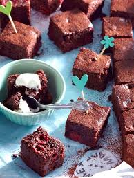 Kirsch Brownies Vom Blech Rezept Lecker Kuchen Und Torten Lecker Backen Susse Kuchen