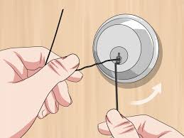 Bobby pins will work on most doorknob locks, ie, locks where you insert the key into the doorknob, commonly found in interior rooms. How To Open A Locked Door With A Bobby Pin 11 Steps