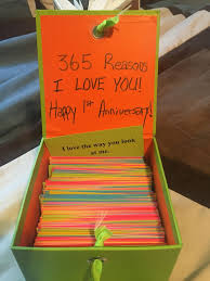 I know, perhaps that doesn't sound as exciting to you as exciting as leather, copper, or diamonds, but you have to put in the time! First Wedding Anniversary Gift Ideas For Him