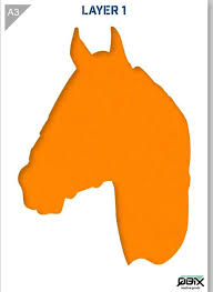 Paardenkop | paardenkop is a company based out of 21 tiensesteenweg, leuven, belgium. Bol Com Qbix Paardenhoofd Sjabloon A3 Formaat 2 Lagen Kunststof Uitsnede Is 35cm Hoog