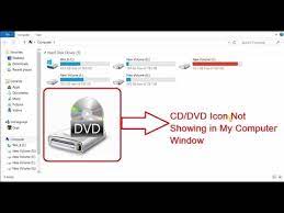 Start date jun 27, 2004. How To Fix Cd Dvd Icon Not Showing In My Computer Window Youtube