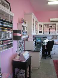 Whether you love to sew, embroider, or paint, having a craft space is a great way to get creative at home. My Pink Retreat Dream Craft Room Craft Room Design Scrapbook Room