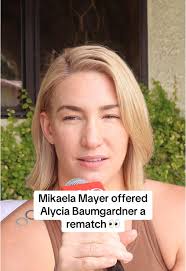 Mikaela Mayer wanted to run it back with Alycia Baumgardner 👀