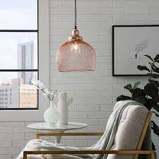 Glimmer Half Sphere Rose Gold Pendant Light In 2021 Gold Pendant Lighting Rose Gold Pendant Light Gold Ceiling Light