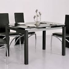 Table Repas Extensible En Verre Noir 120 200 Paros Table A Manger Pas Cher Table A Manger En Verre Table A Manger Table A Manger Pas Cher