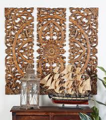 3 Piece Wood Panel Wall Decor Set Wood Panel Walls Wood Panel Wall Decor Wooden Wall Art