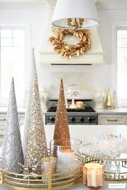 Elegant Christmas Kitchen Decorating Citrineliving Silver Christmas Decorations Gold Christmas Decorations Glam Christmas Decor