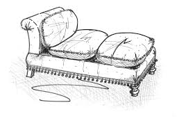 chaise chaise design furniture design interior design drawing sketch interior design drawings design chair drawing