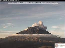 Popocatépetl Volcano (Mexico) Update: Weak Activity