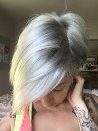 Wella T14 Toner Bleached My Roots To Pale Yellow And Used The T14 Instead Of My Usual T18 And I Loveeeeee It Gr Silver Blonde Hair Wella Toner Metallic Hair