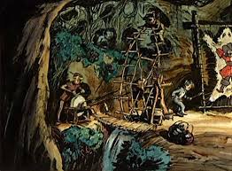 Film Peter Pan Scene The Hideout Artist David Hall