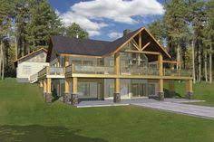 We offer an excellent variety of lake house designs with walkout and daylight basements that can turn a challenging piece of property into an asset. 25 Ranch Hill By Pond Ideas House Plans Lake House Plans House Styles