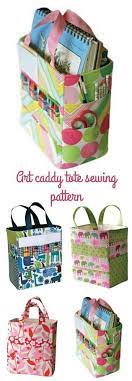 The Art Caddy Tote Sewing Pattern Sew Modern Bags Sewing Gifts Trendy Sewing Bag Patterns To Sew