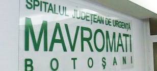 The hospital spitalul mavromati at the address: Spitalul Judetean De Urgenta Mavromati Botosani