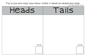 Teacher Mama Free Printable Heads Or Tails Coin Toss Tally