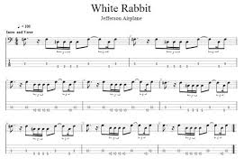 Play along in a heartbeat. White Rabbit Free Bass Tab