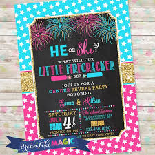 New Years Gender Reveal Invitation Fireworks Gender Reveal Party Firecracker Shower Reveal Invite Boy Or Girl Invite Editable Template In 2020 Gender Reveal Invitations Firework Gender Reveal Gender Reveal Party