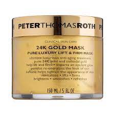 24k Gold Mask Pure Luxury Lift Firm Peter Thomas Roth Sephora Gold Mask Colloidal Gold Pure Products