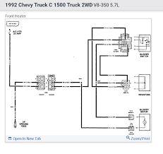 Save $3,235 on a 1991 gmc sierra 3500 near you. Heater Wiring Does Anyone Have The Wiring Diagram For The Ac