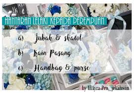 Kasut kulit sangat sesuai kerana mudah untuk digayakan. Senarai Barang Hantaran Lelaki Untuk Idea Hantaran By Nh Facebook