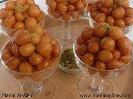 اللقيمات بالكاسترد ramadan sweets food ramadan desserts