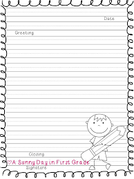 Letters To 2nd Grade Teachers A Freebie Letter Writing Template Writing Templates 2nd Grade Teacher